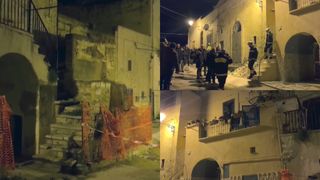 O îngrijitoare româncă și bătrânul de care avea grijă au rămași prinși sub bucăți imense de beton. Casa s-a prăbușit peste ei