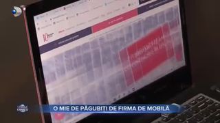 O mie de păgubiți de firma de mobilă