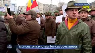 Silvicultorii, protest &icirc;n fața Guvernului