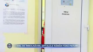 Val de îmbolnăviri, spitalele rămân fără paturi