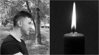 FOTO/VIDEO - Un tânăr de 21 de ani a murit după ce s-a izbit cu mașina de un sens giratoriu în Sebeș. Tragedia a fost surprinsă pe camerele de supraveghere