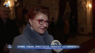 Dorel Vișan, spectacol dedicat lui Eminescu
