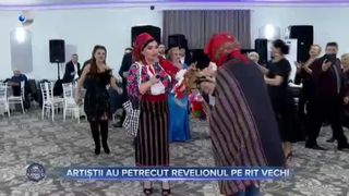 Artiștii au petrecut Revelionul pe rit vechi