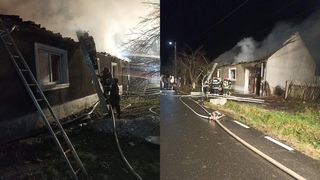 FOTO/VIDEO  - O familie cu 4 copii din Biniș a rămas în stradă, după ce casa în care locuiau s-a făcut scrum