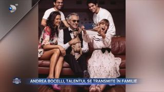Andrea Bocelli, talentul se transmite în familie