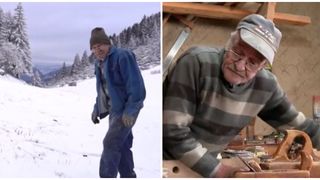 VIDEO - Asta-i România! Ultimul meșter în lemn, aflat în vârful muntelui Teleleu petrece clipele bătrâneții alături de creațiile sale