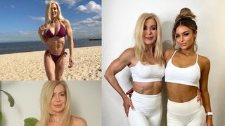 Femeia care face furori la 65 de ani. Blondina are o formă de invidiat