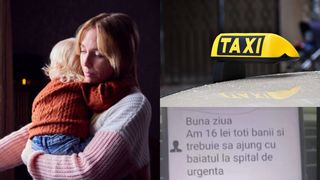 Taximetristul care a transportat gratuit o femeie cu copilul la spital a fost găsit