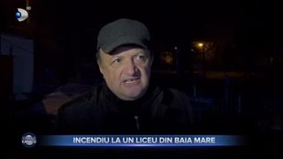 Incendiu la un liceu din Baia Mare