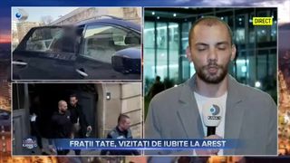 Frații Tate, vizitați de iubite la arest
