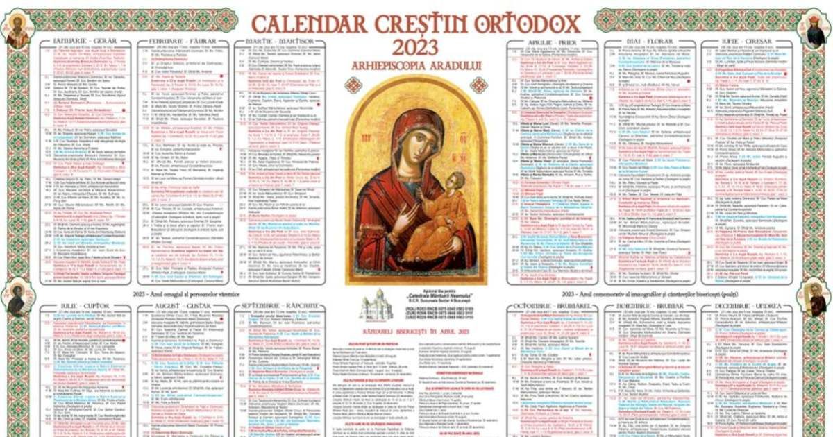 Calendar creștin-ortodox februarie 2023. Sărbători cu cruce roșie - Stirile Kanal D Calendar creștin-ortodox februarie 2023. Sărbători cu cruce roșie - Stirile Kanal D