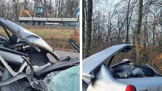 Doi tineri au murit striviți într-o mașină, după un accident cumplit