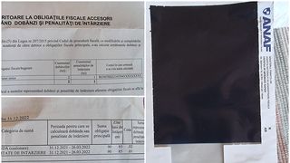 Un român a fost somat de ANAF pentru o datorie de 3 lei. "Îți blochează conturile"