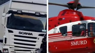 Un șofer de TIR  a murit la doar 22 de ani, după ce a fost aruncat din cabină peste un pod