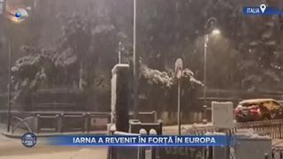 Iarna e revenit &icirc;n forță &icirc;n Europa