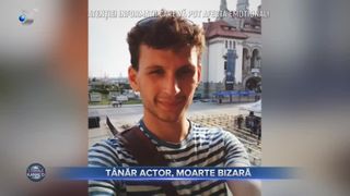 Tânăr actor, moarte bizară