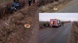 Accident rutier grav