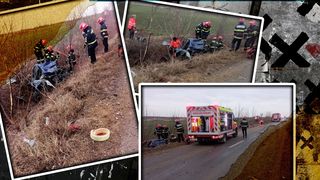 VIDEO |O mașină de pompieri şi un autoturism s-au ciocnit. În urma coliziunii, șoferul a murit. Mașina fusese furată