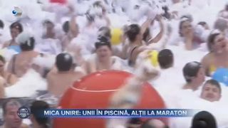 Mica Unire - unii &icirc;n piscină, alții la maraton