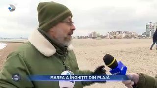 Marea a &icirc;nghițit din plajă