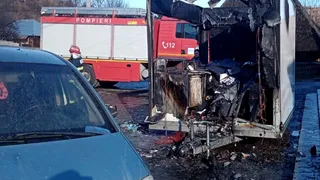 Două dintre victimele rănite în urma exploziei unei rulote din Botiza, Maramureș au fost transferate la spital