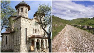 Satul românesc, unic în lume, cu drum și biserică din marmură. Zona este aproape nelocuită