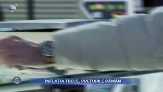 Inflația trece, prețurile răm&acirc;n