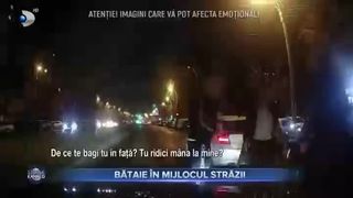 Bătaie în mijlocul străzii
