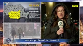 Viscol și zăpadă &icirc;n Capitală
