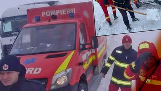 VIDEO- Pompierii au intervenit în 19 județe și Capitală, în urma ninsorilor. 30.000 de familii au rămas fără electricitate