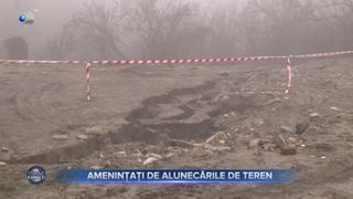 Amenințați de alunecările de teren