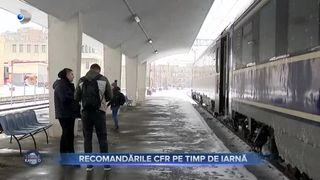 Recomandările CFR pe timp de iarnă