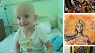 Campanie umanitară pentru Daniela, copila care își trăiește primii ani din viață pe un pat de spital. O elevă licitează un tablou pentru a o salva, iar două profesoare de Educație Plastică și-au scos la licitație lucrările
