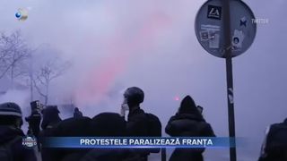 Protestele paralizează Franța