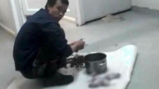 VIDEO - Un grup de vietnamezi care mănâncă șobolani a fost filmat la Cluj