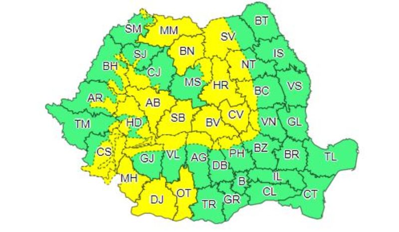 Iarna își intră în drepturi în România: temperaturi de -20 de grade Celsius. Un val de aer polar va acoperi țara la sfârșitul acestei săptămâni