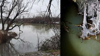 Poluare masivă cu produse petroliere pe un râu din România. Amenzi de peste 40.000 de lei
