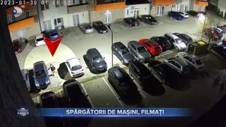 Spărgătorii de mașini, filmați