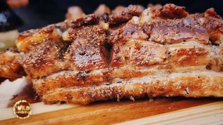 wild cooking burtă de porc prăjită