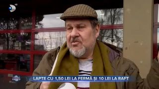Lapte cu 1.50 lei la fermă și 10 lei la raft