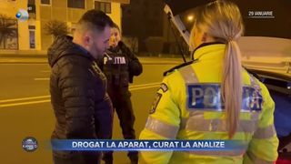 Drogat la aparat, curat la analize
