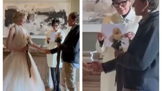 Ellen DeGeneres și-a reînnoint jurămintele cu soția sa. Kris Jenner a oficiat ceremonia