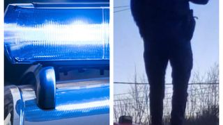 Gest bizar al unui polițist: S-a urcat cu picioarele pe capota unei mașini pe care a oprit-o &icirc;n trafic