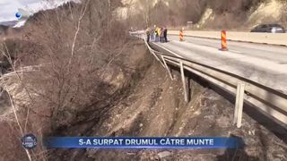 S-a surpat drumul către munte