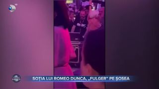 Soția lui Romeo Dunca - &bdquo;fulger&rdquo; pe șosea