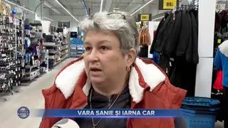 Vara sanie și iarna car