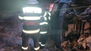Accidente rutiere în lanț, în Mehedinți. Acestea au fost gestionate de pompierii mehedințeni