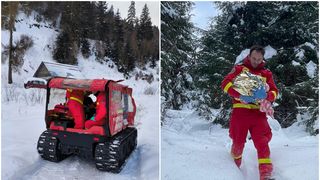 VIDEO - Intervenție cu șenilata la o femeie care a născut în urmă cu 3 zile într-o zonă izolată. Proaspăta mămică a decedat