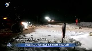 Viscolul turbat a făcut prăpăd