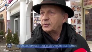 Terasele din centrul Brașovului, restr&acirc;nse